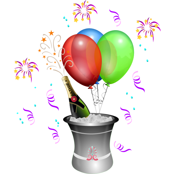 SVG Vector illustration of party and celebration