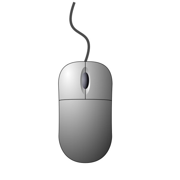 SVG Vector illustration of PC mouse