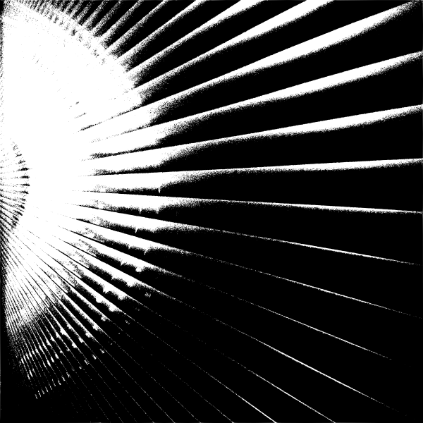 SVG Vector illustration of photocopied sun rays