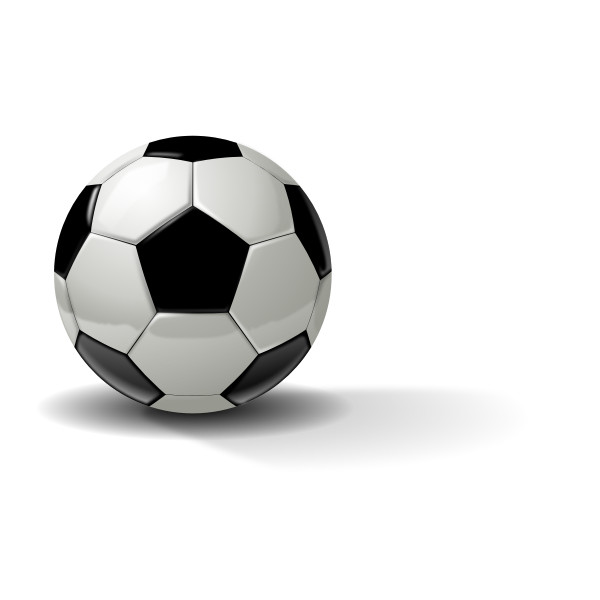 SVG Vector illustration of photorealistic soccer ball