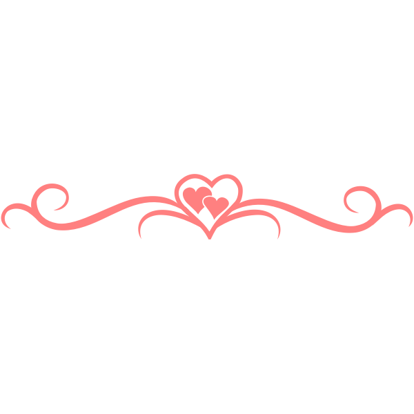 SVG Vector illustration of pink hearts