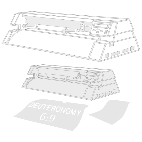SVG Vector illustration of plotter machine