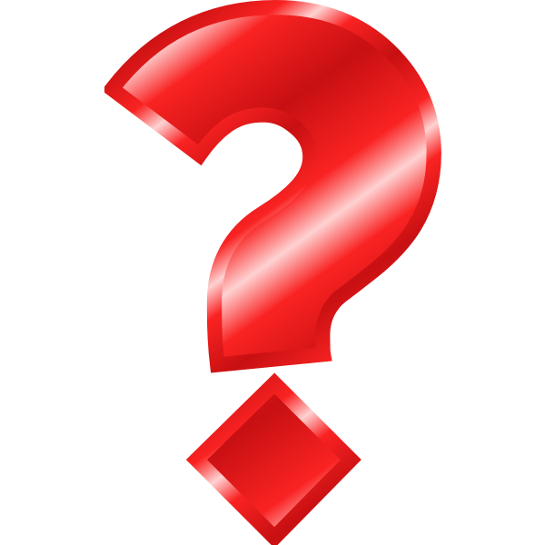 SVG Vector illustration of question punctuation sign