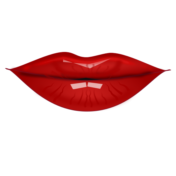 SVG Vector illustration of sensual woman lips