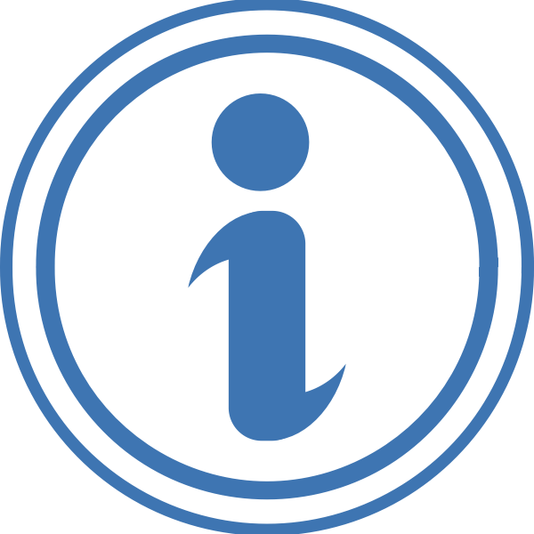 SVG Vector illustration of simple information point icon