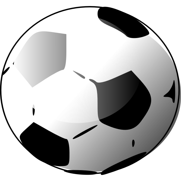 SVG Vector illustration of soccer ball