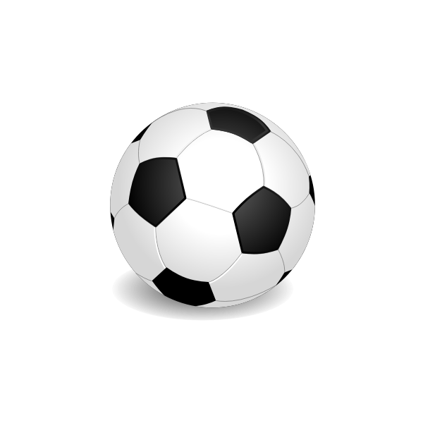 SVG Vector illustration of soccer ball