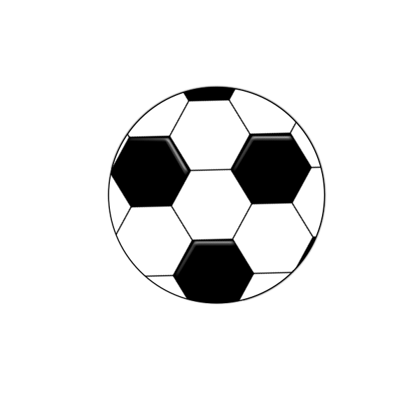 SVG Vector illustration of soccer ball