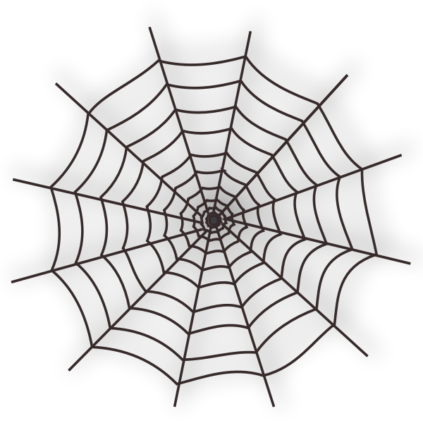 SVG Vector illustration of spider web