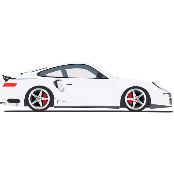 SVG Vector illustration of sports vehicle