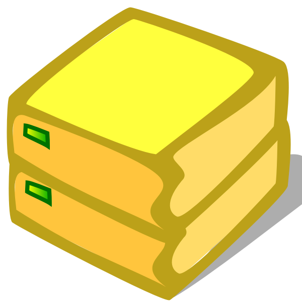 SVG Vector illustration of two proxy modems device