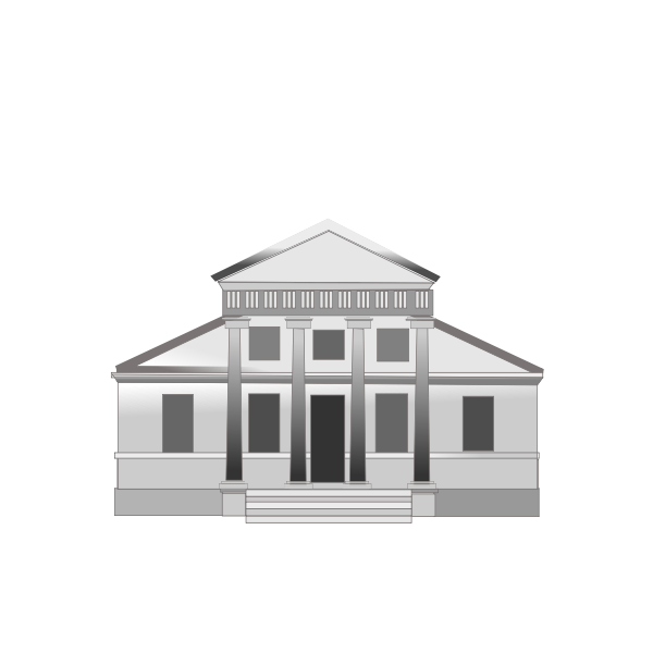 SVG Vector illustration of villa