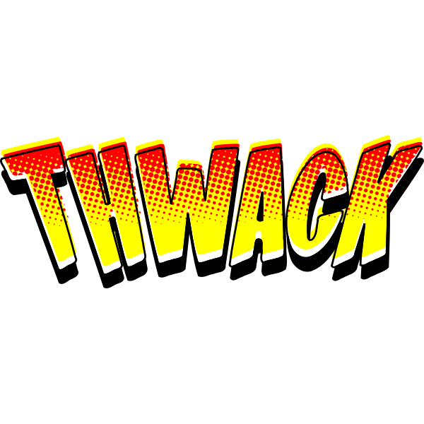 SVG Vector illustration of vintage comic sound effect