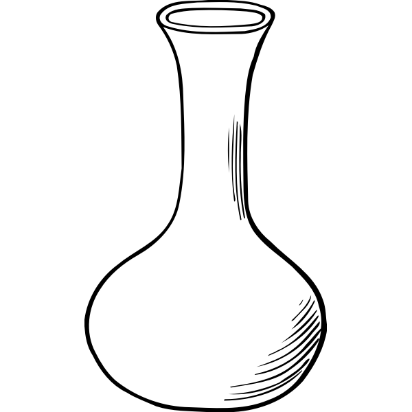 SVG Vector image of a flask