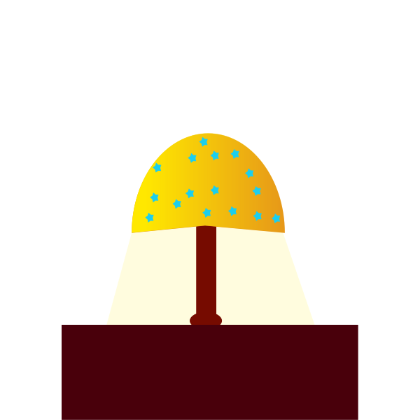 SVG Vector image of a lamp