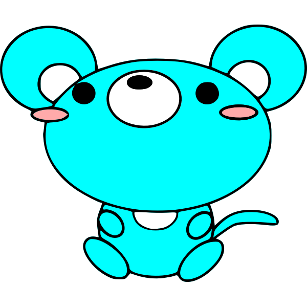 SVG Vector image of a mouse