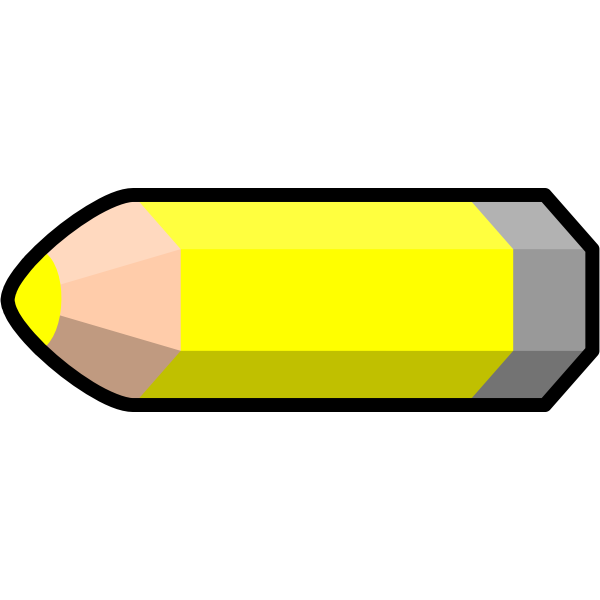 SVG Vector image of a pencil