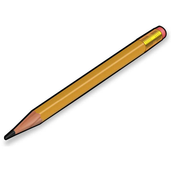 SVG Vector image of a pencil