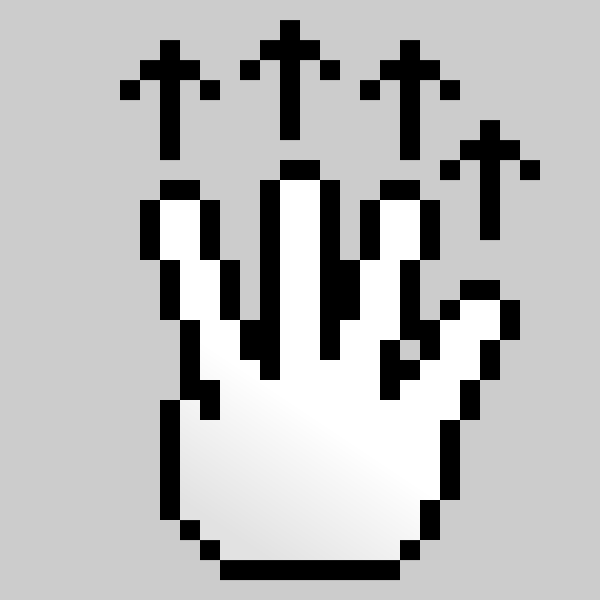 SVG Vector image of a pointer