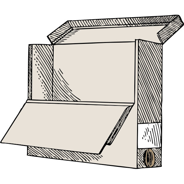 SVG Vector image of a shelf