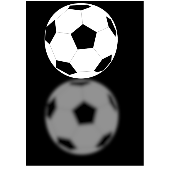 SVG Vector image of a soccer ball