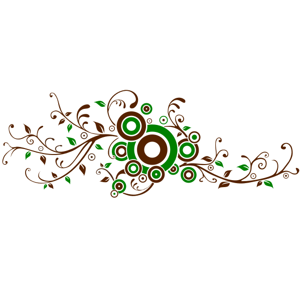 SVG Vector image of a wall tattoo