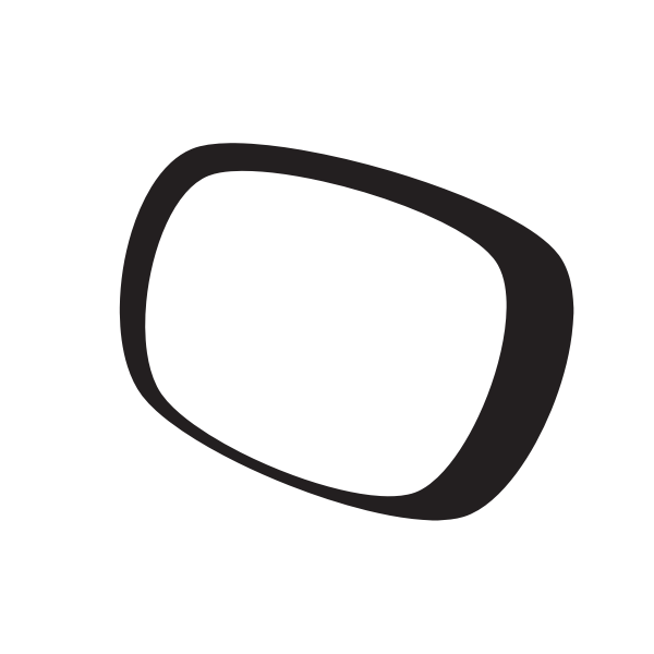 SVG Vector image of abstract tolted retro frame