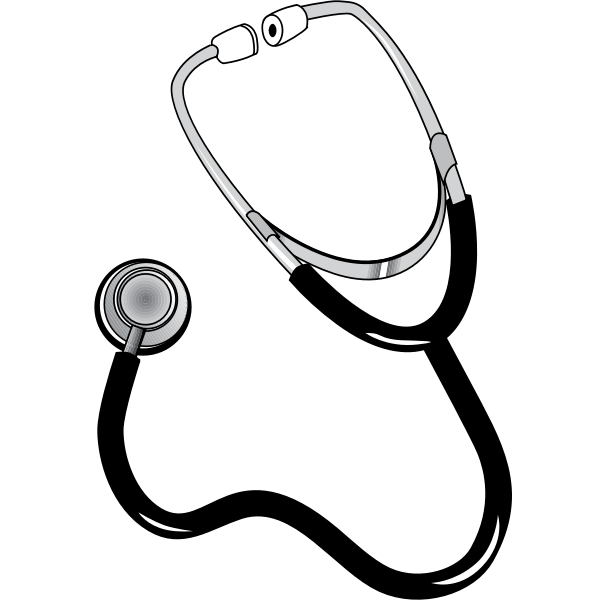 SVG Vector image of an auscultation device