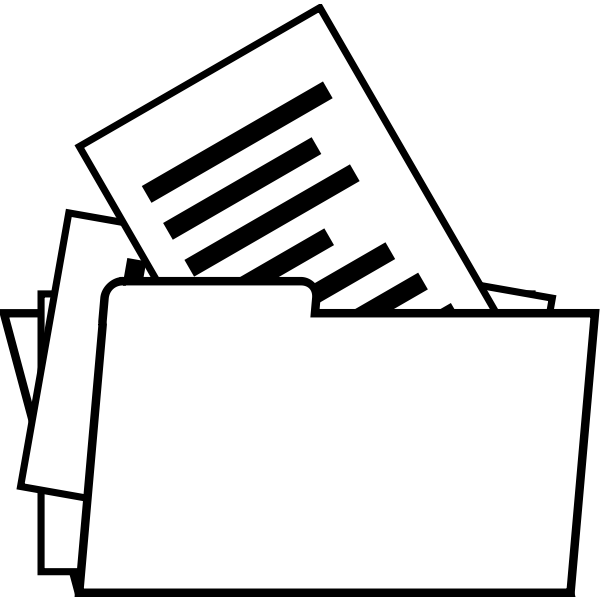SVG Vector image of arhive folder