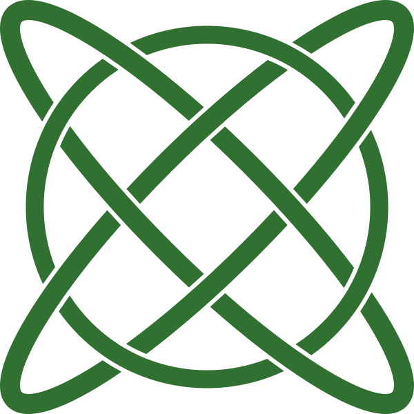 SVG Vector image of atom path sign in a circle