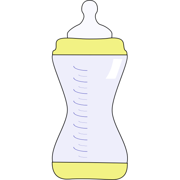 SVG Vector image of baby bottle