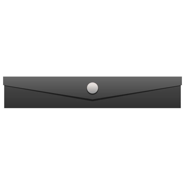 SVG Vector image of black box folder front view