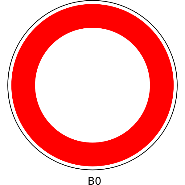 SVG Vector image of blanktraffic order sign