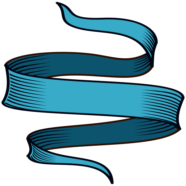 SVG Vector image of blue shaded ornamental band