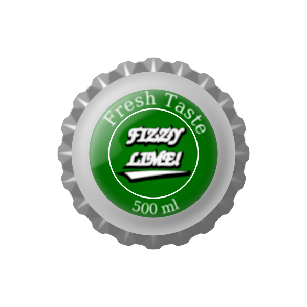 SVG Vector image of bottle cap