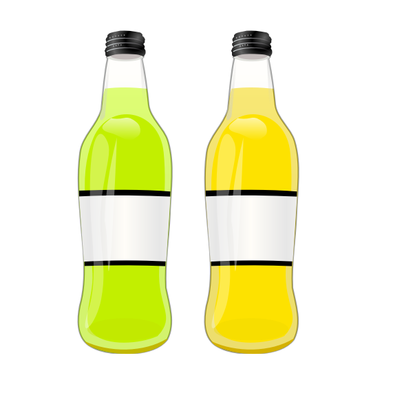 SVG Vector image of bottles