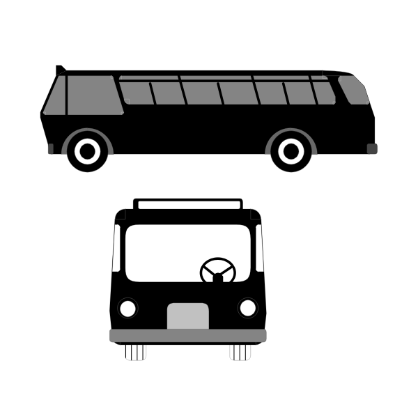 SVG Vector image of bus symbol