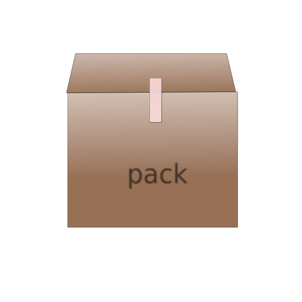SVG Vector image of carton packaging