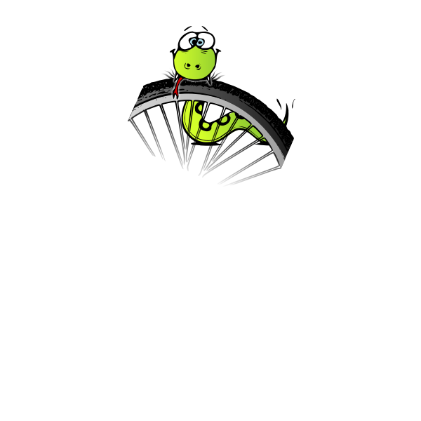 SVG Vector image of caterpillar