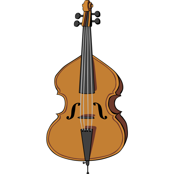 SVG Vector image of cello
