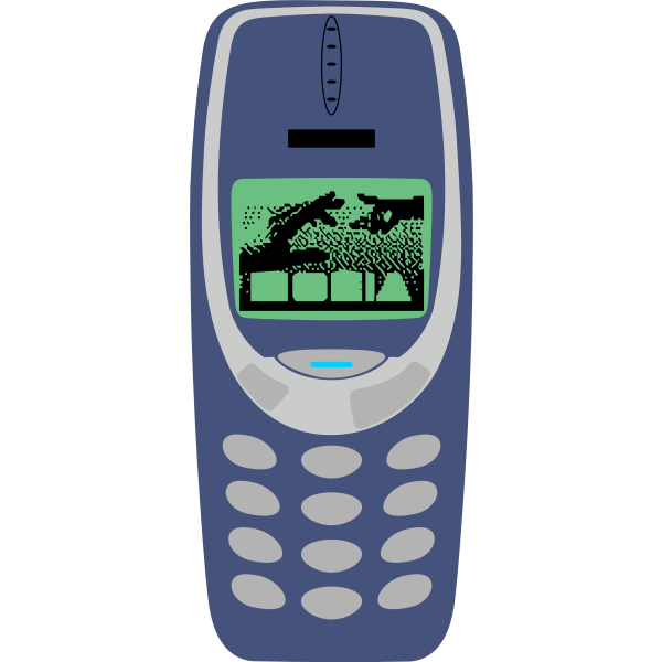 SVG Vector image of cellphone