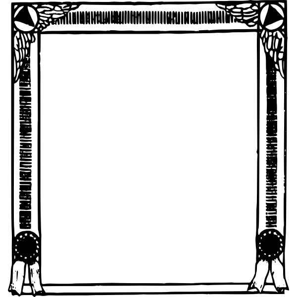 SVG Vector image of champion frame
