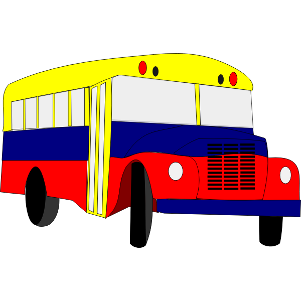 SVG Vector image of chiva bus