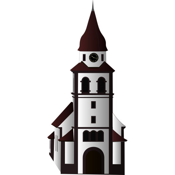 SVG Vector image of chuch