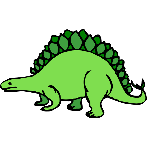 SVG Vector image of chunky dinosaur