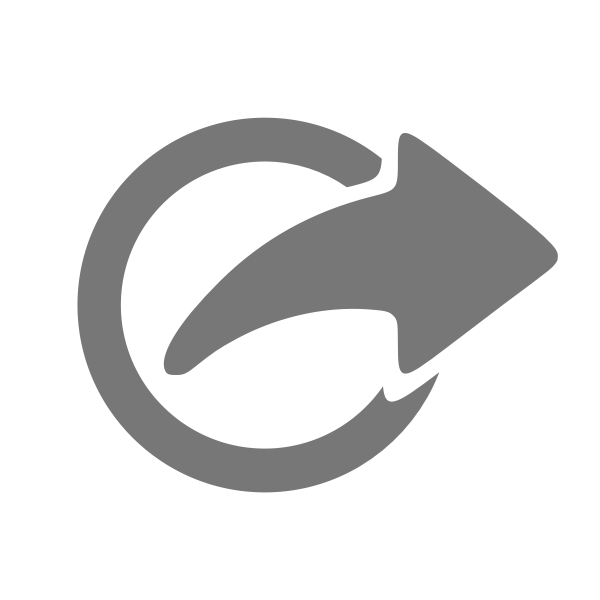 SVG Vector image of circular grey exit icon