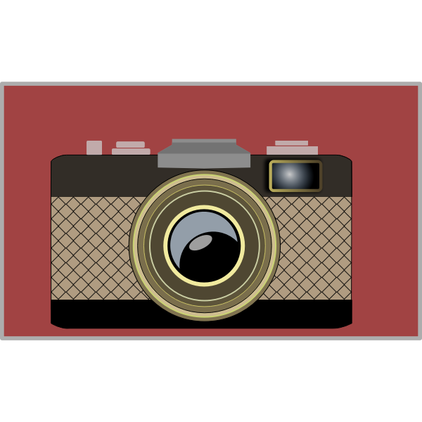SVG Vector image of classic stroke camera