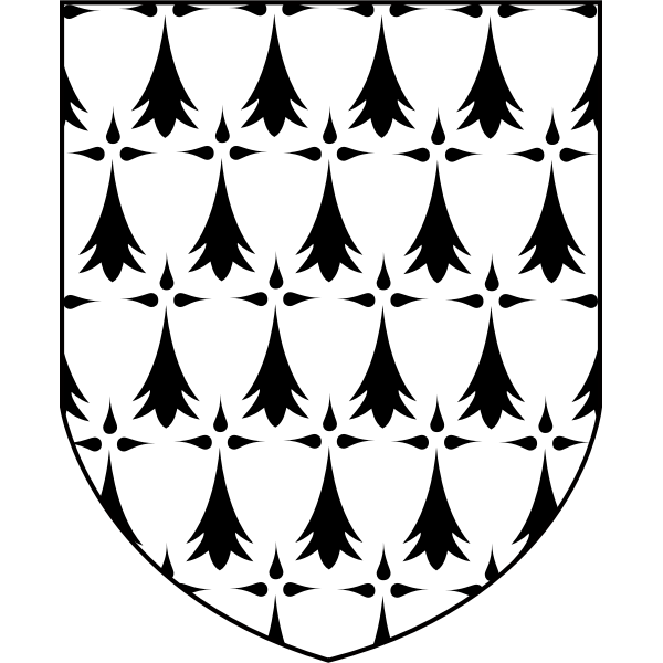SVG Vector image of coat of arms of Brittany
