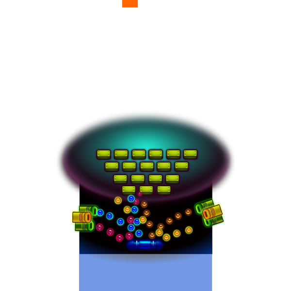 SVG Vector image of computer game graphics shooter