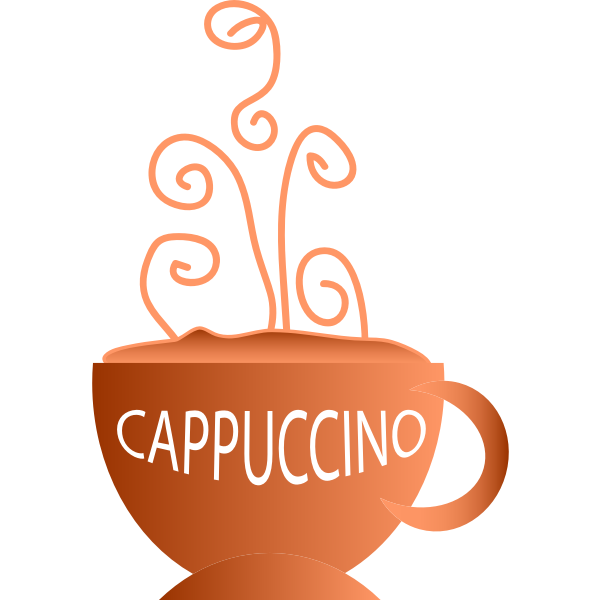 SVG Vector image of cup of hot drink